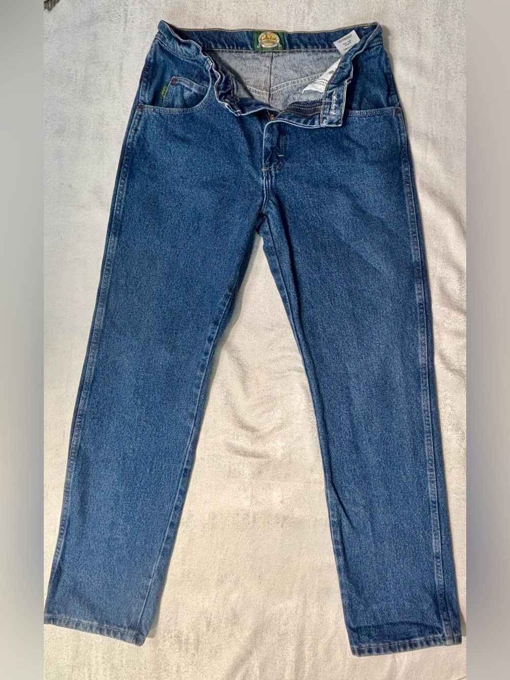 Cabela's Men's Regular Straight Fit Denim Jeans in Blue Cotton Jeans 5-Packet
